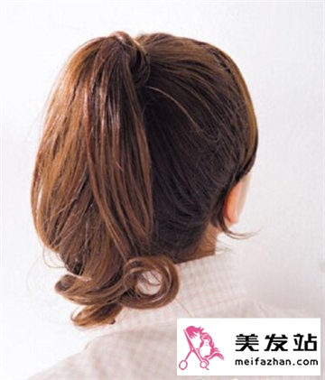 中长发扎发教程