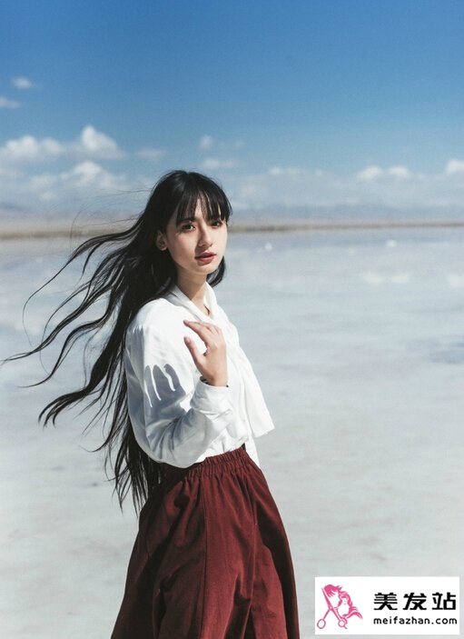 烫发,女生发型,黑发