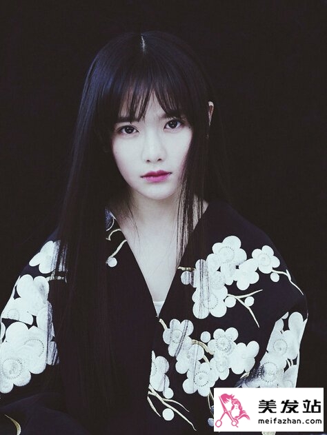 烫发,女生发型,黑发