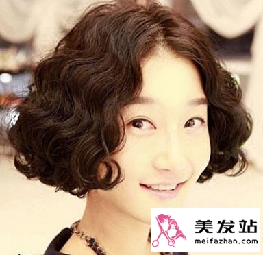 韩式蛋卷头 短发减龄