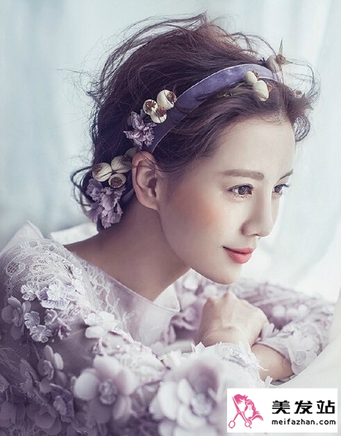 时尚新娘发型