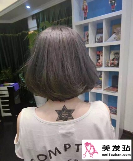 短发染发