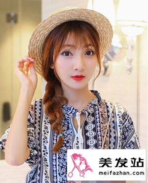 女生可爱的扎发