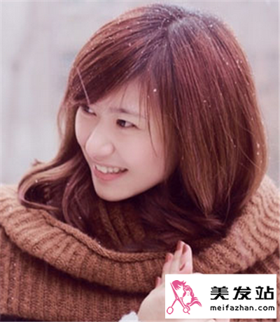 板栗色染发