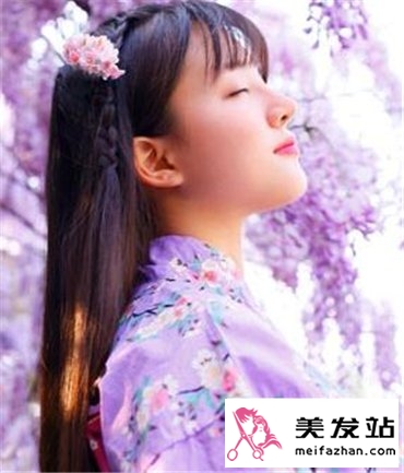 披肩扎发造型