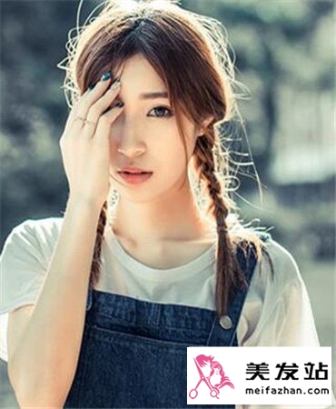 麻花辫子扎发发型