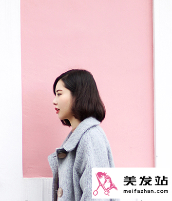 显瘦短发烫发