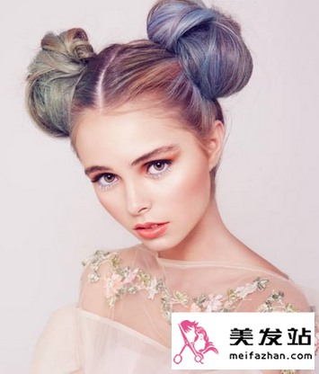 非主流发型,渐变染发
