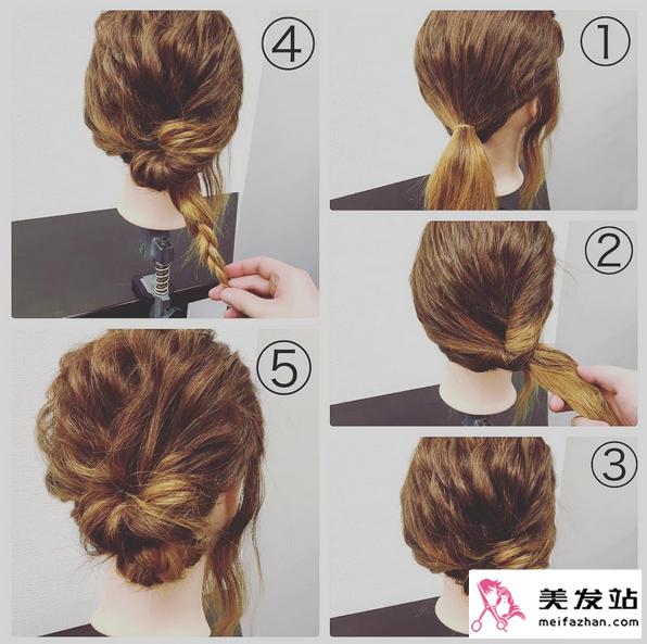 约会,上班,编发,盘发,扎发,教程