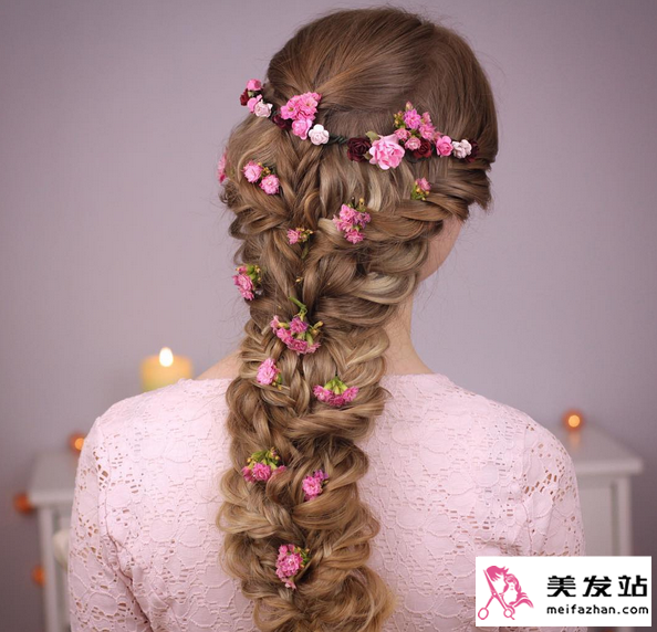 长发编发,波西米亚编发,视频