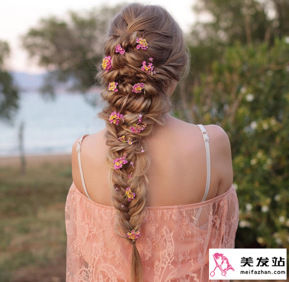 长发编发,波西米亚编发,视频