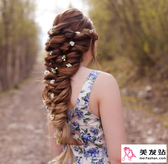 长发编发,波西米亚编发,视频