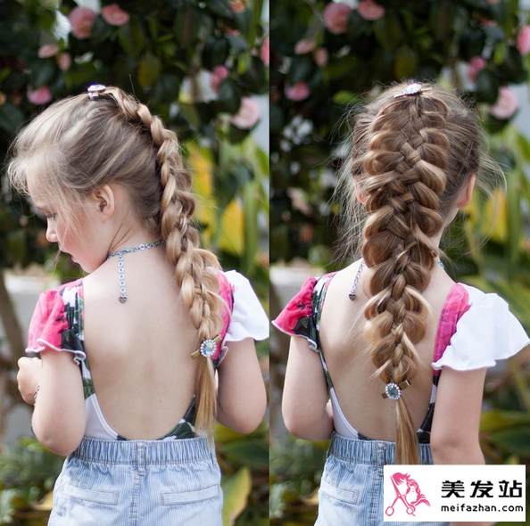 儿童编发100
