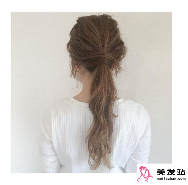 马尾扎发教程