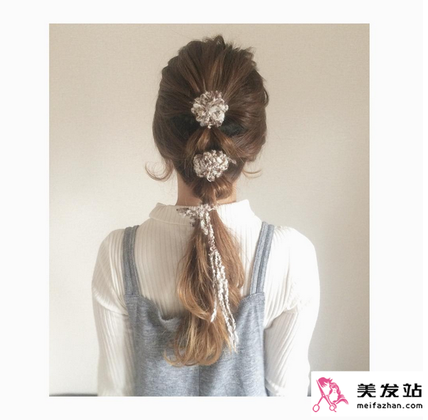 马尾扎发教程