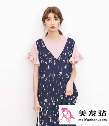 韩式搭配与发型