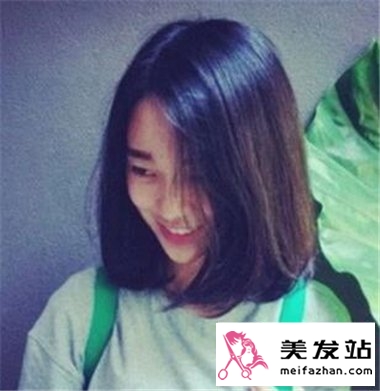 齐肩的发型