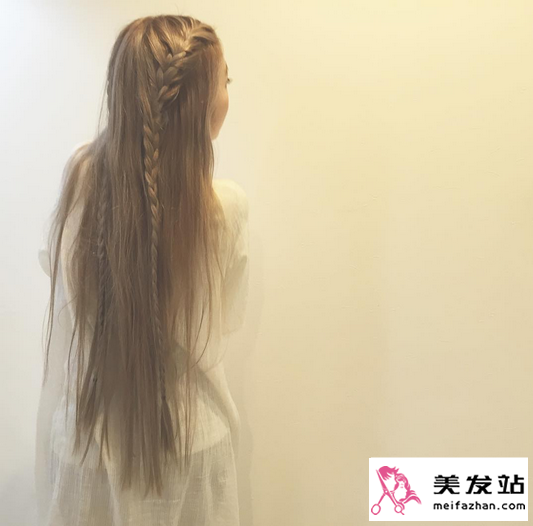 浪漫空灵长发编发