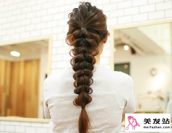 扎头发教学