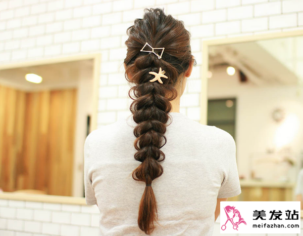扎头发教学