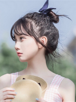 花苞头怎么扎简单好看 清纯系花苞头扎发好女神