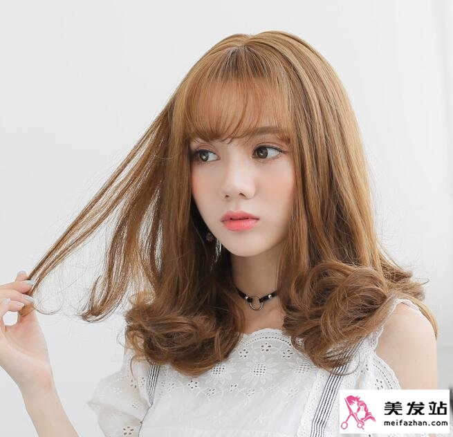 甜美内扣梨花头