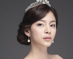 韩式新娘盘发图片 打造不一样的美感