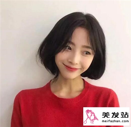 短烫发流行J烫