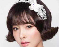 短头发新娘造型 短发新娘也可以很唯美
