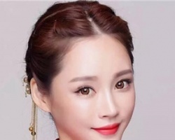 穿中式婚礼服适合的发型 中国复古盘发才是最美新娘
