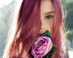 女生显白染发颜色 姬胡桃色白到发亮