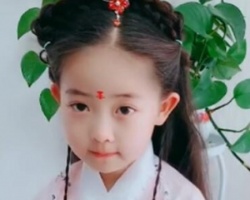 小女孩古装发型扎法 摇身一变小小古典公主
