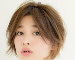 圆脸适合的日系短发 修颜瘦脸气质慵懒迷人
