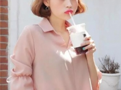 女生韩式短发发型 蛋卷头烫发瘦脸同时还提升了