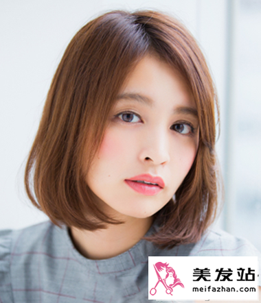 大圆脸波波头短发烫发 适合圆脸女生的波波头