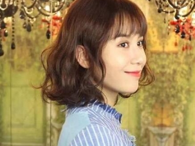 女生波波头发型设计 波波头染一染烫一烫更百搭
