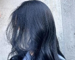 12款蓝黑色染发设计 款款美得让人心动