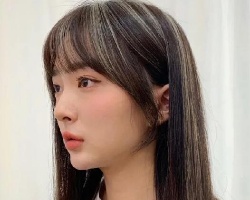 新时尚女生染发参照 人气韩流挑染设计