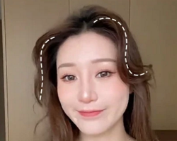 发根蓬松夹整理技巧 不用电卷棒也能弄