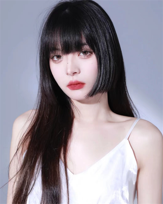 优雅的什么是刘海发型的视图