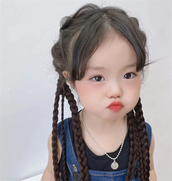 6岁小女孩发型儿童图片