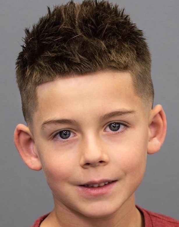 儿童发型男10一12岁图片