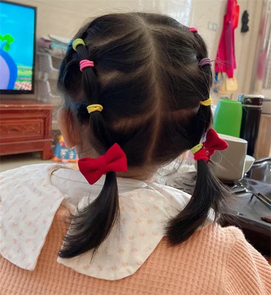 七岁儿童女孩发型图片