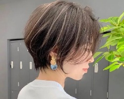 日系短发纹理烫 干练优雅又轻熟