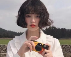 学院风波波头短发 款款减龄显少女