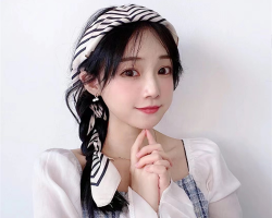 优雅丝巾编发图解 减龄少女感十足