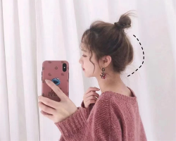丸子头怎么扎好看 高颅顶减龄丸子头扎法