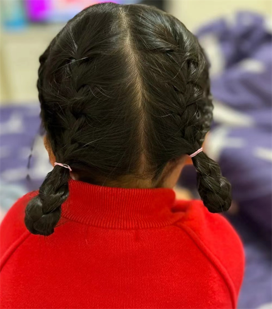 七岁儿童女孩发型图片