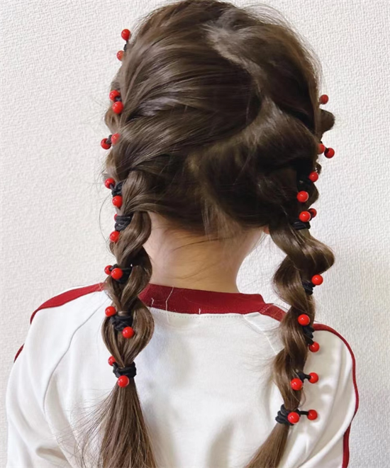 七八岁的女孩子的发型图片