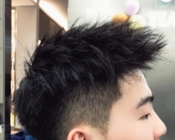 什么是钢夹烫 钢夹烫发男士效果图